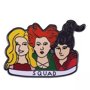 Hocus Pocus Movie Witches Enamel Pin